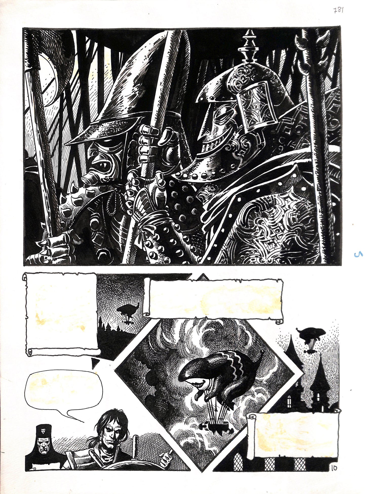 Enrique Alcatena - Tavola Originale