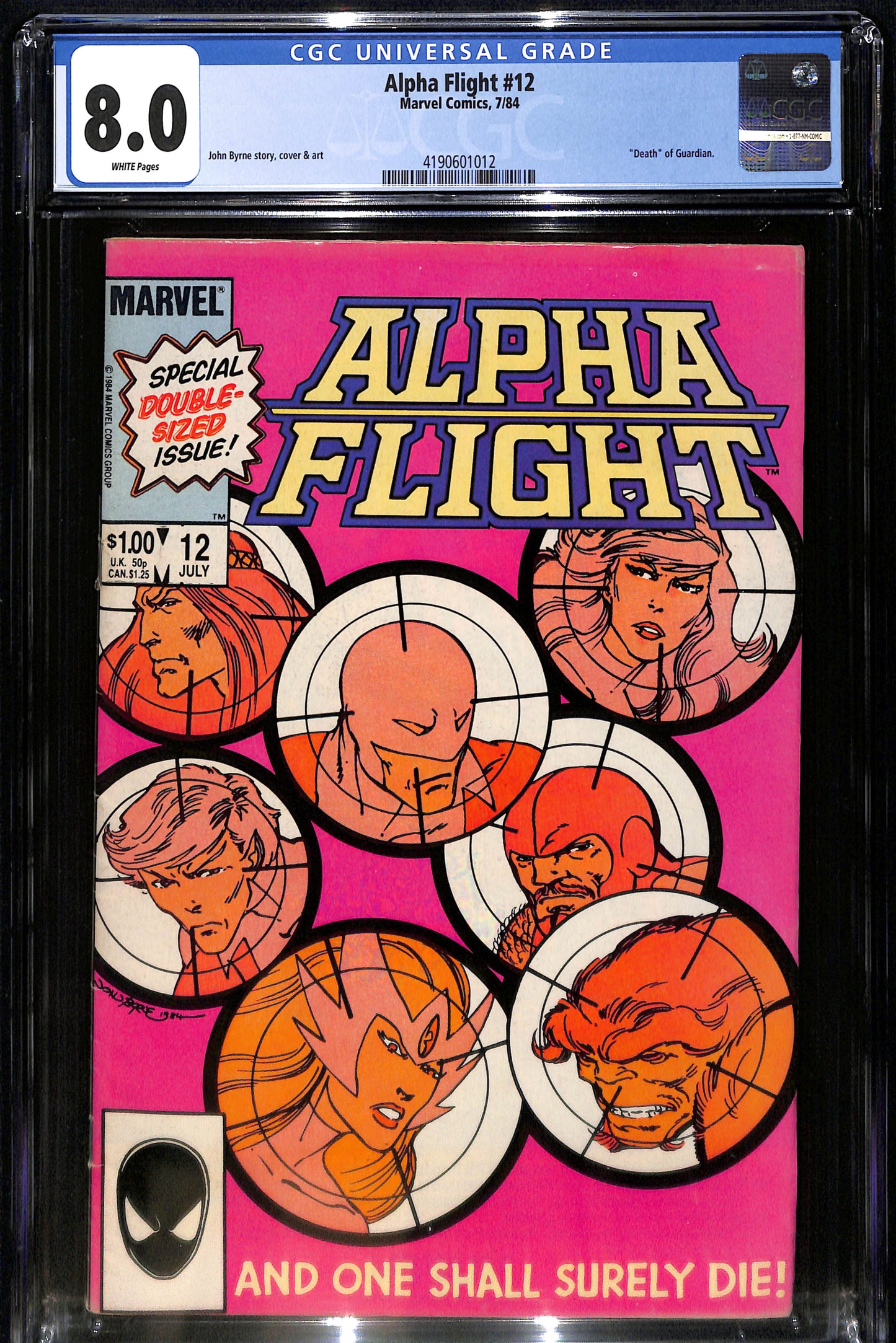 Alpha Flight #12 - CGC 8.0 - Marvel Comics 1984