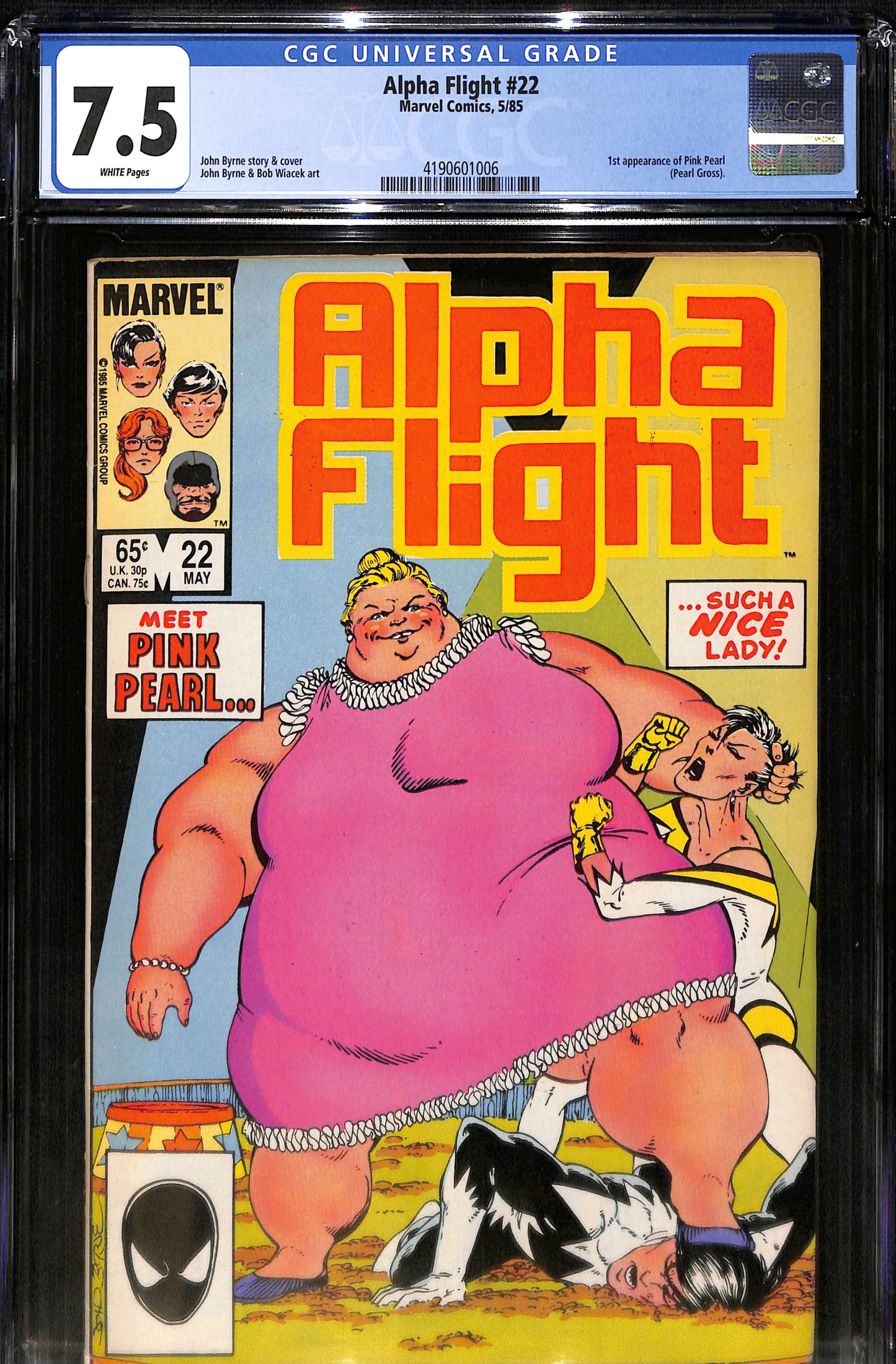 Alpha Flight #22 - CGC 7.5 - Marvel Comics 1985