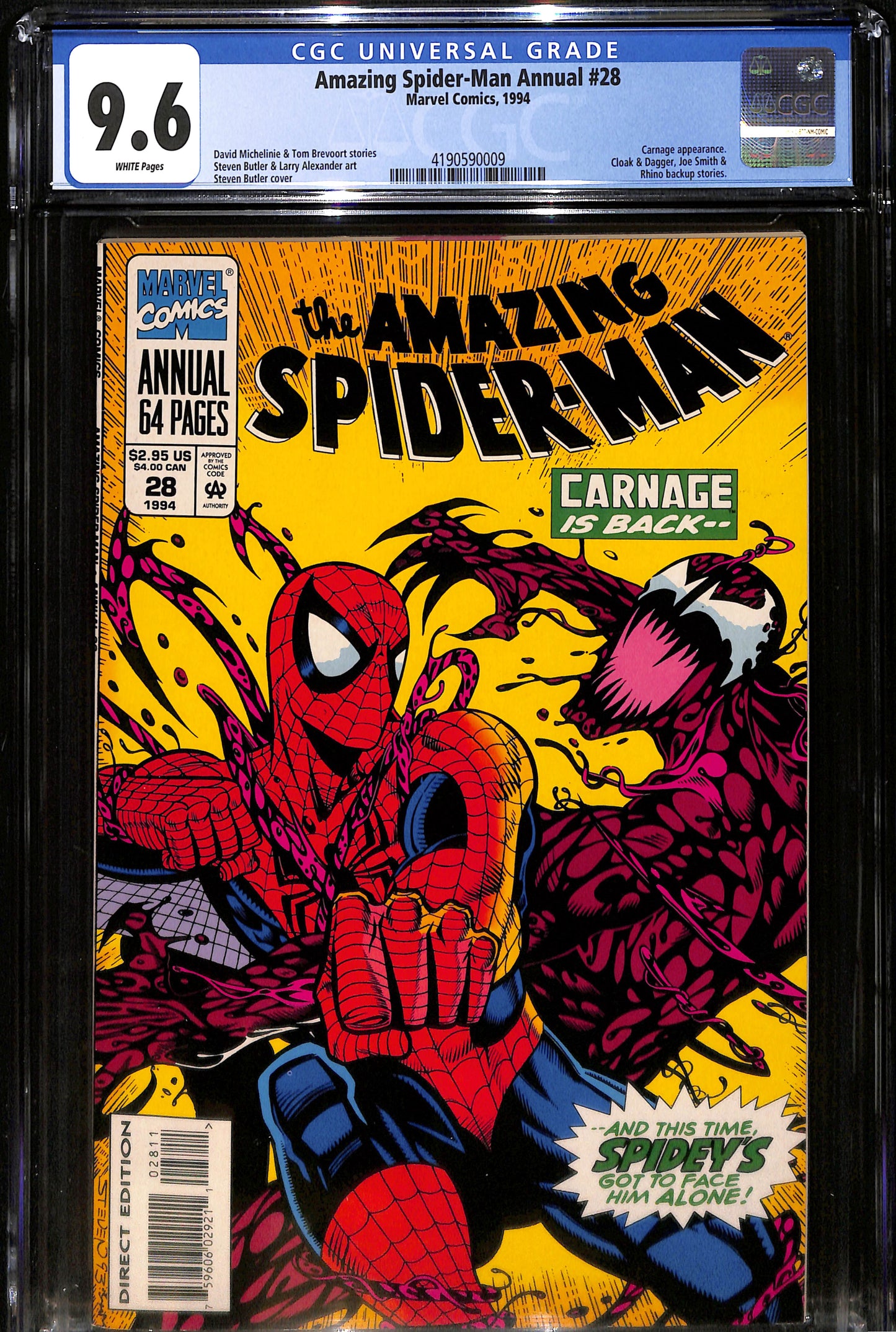 Amazing Spider-Man Annual #28 - CGC 9.6 - Marvel Comics 1994