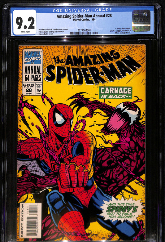 Amazing Spider-Man Annual #28 - CGC 9.2 - Marvel Comics 1994