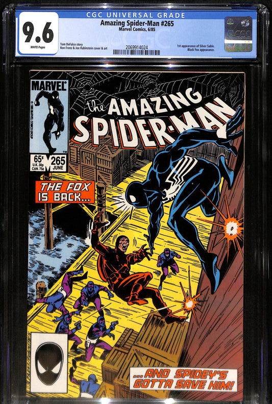 Amazing Spider-Man #265 - CGC 9.6 - Marvel Comics 1985