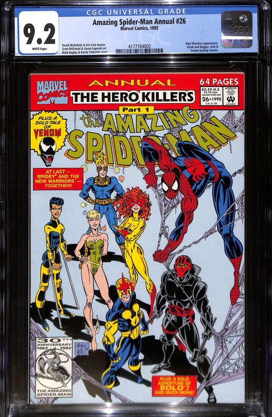 Amazing Spider-Man #26 - CGC 9.2 - Marvel Comics 1992