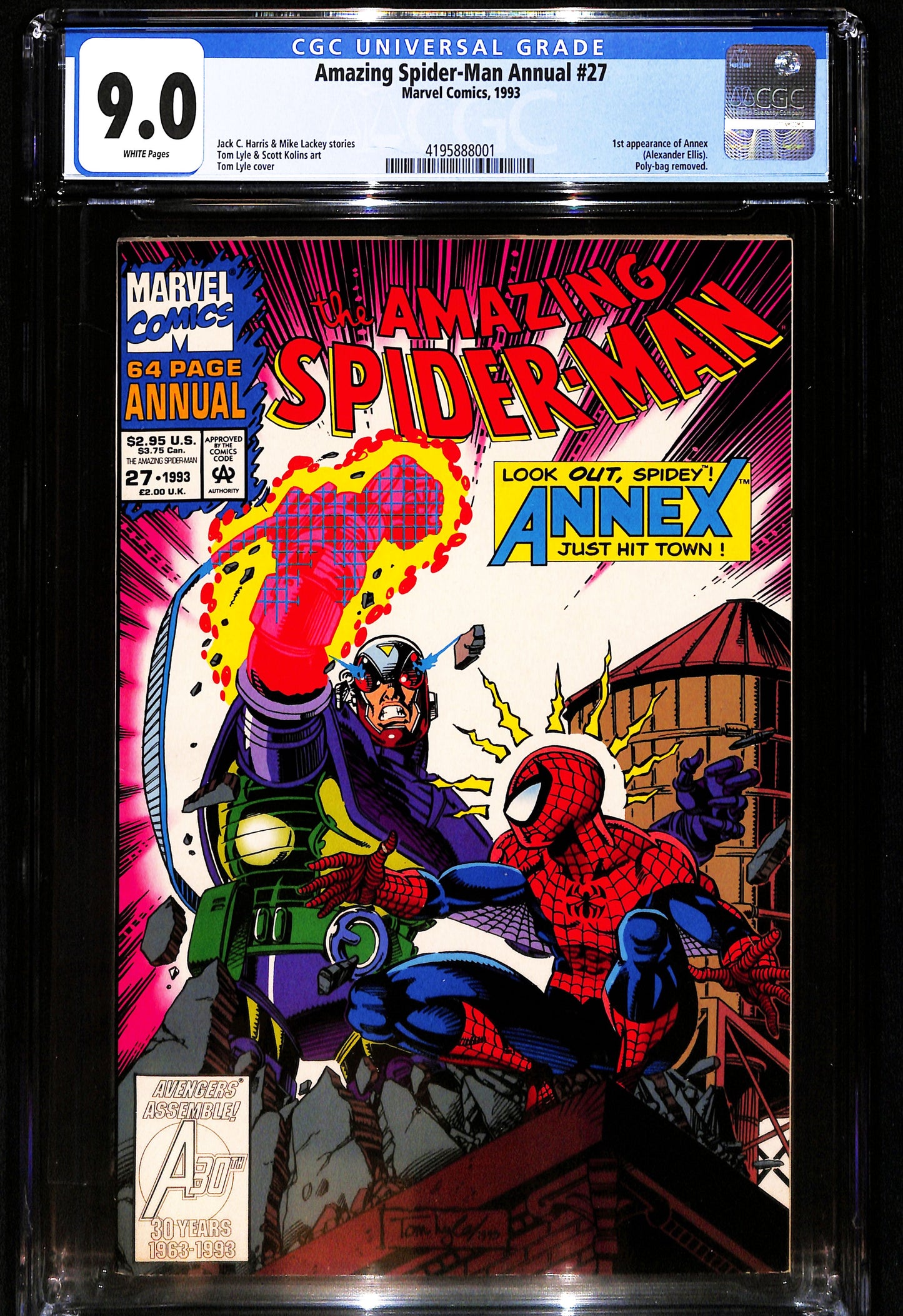 Amazing Spider Man #27 - CGC 9.0 - Marvel Comics, 1993