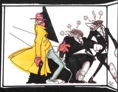 Andrea Pazienza – Original Strip Piece – Ink on Paper