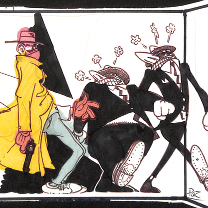 Andrea Pazienza – Original Strip Piece – Ink on Paper