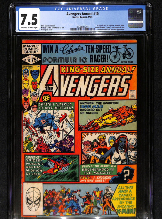Avengers Annual #10 - CGC 7.5 - Marvel Comics 1981