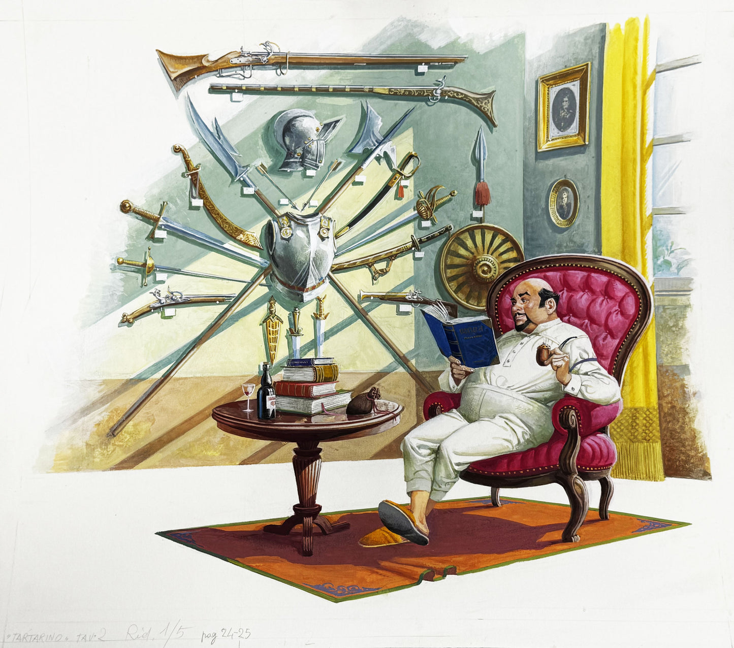 Severino Baraldi – Illustrazione originale – Tartarino (Tavola 2)