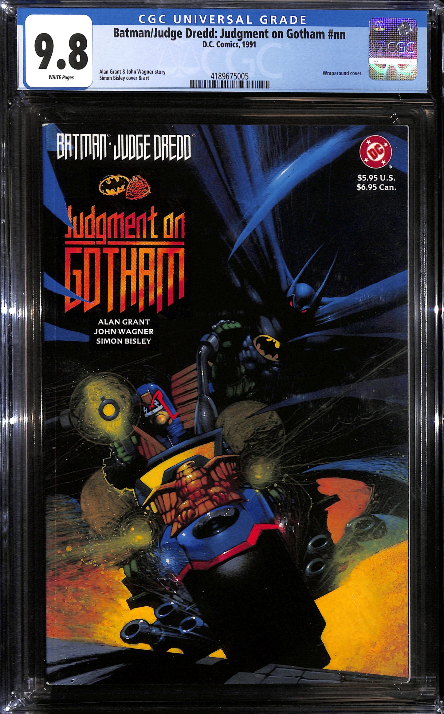 Batman/Judge Dredd: Judgment on Gotham #nn - CGC 9.8 - DC Comics 1991