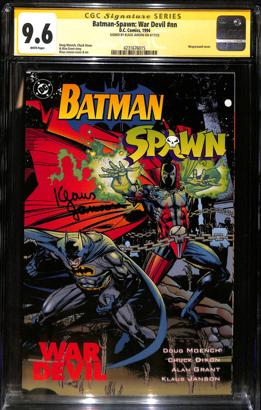 Batman/Spawn: War Devil #nn CGC 9.6 Firmato da Klaus Janson
