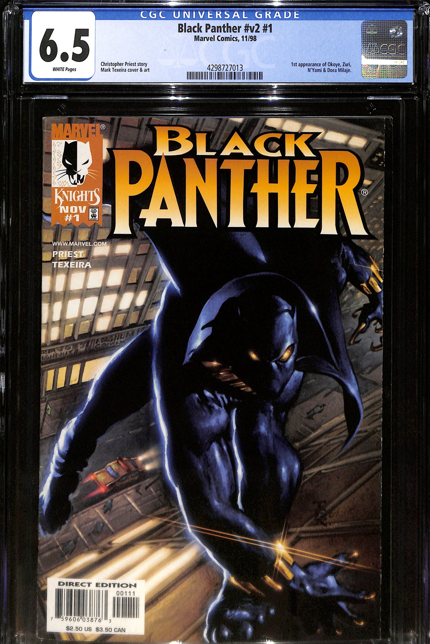Black Panther #v2 #1 - CGC 6.5 - Marvel Comics 1998