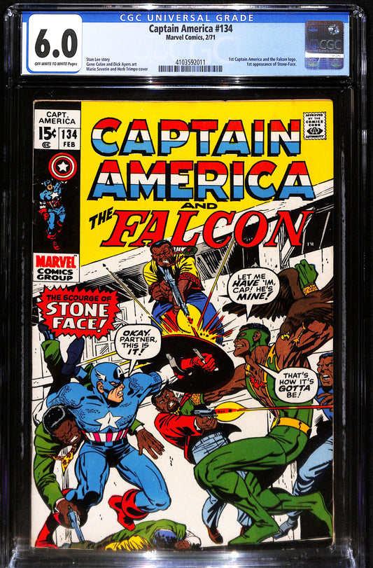 Captain America #134 - CGC 6.0 - Marvel Comics 1971