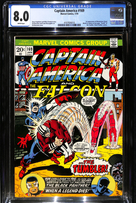 Captain America #169 - CGC 8.0 - Marvel Comics 1974