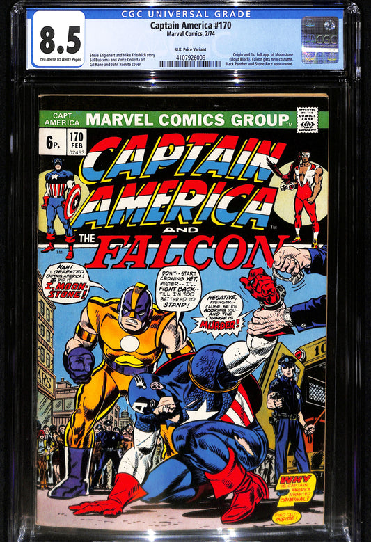Captain America #170 - CGC 8.5 - Marvel Comics 1974