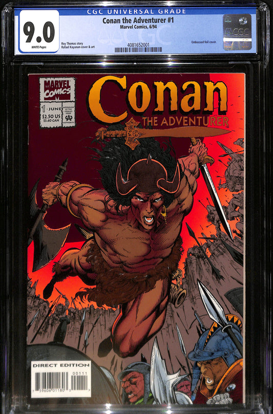 Conan the Adventurer #1 - CGC 9.0 - Marvel Comics 1994