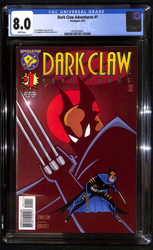 Dark Claw Adventures # 1 CGC 8.0