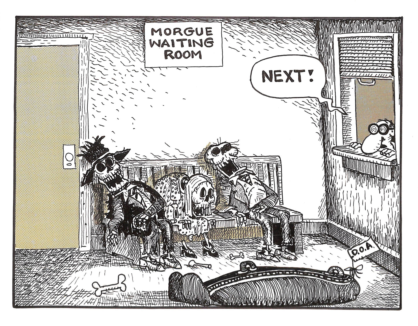 Don "Duck" Edwing – Illustrazione Originale – Anni '80/'90