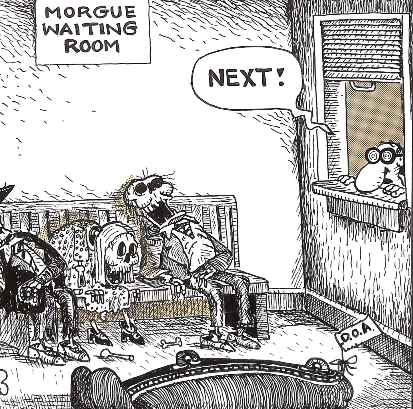 Don "Duck" Edwing – Illustrazione Originale – Anni '80/'90