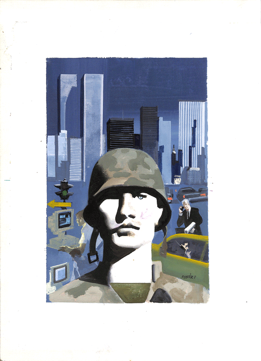 Illustrazione Originale di Ferenc Pinter – Copertina per la collana “Le Scie” (Mondadori)