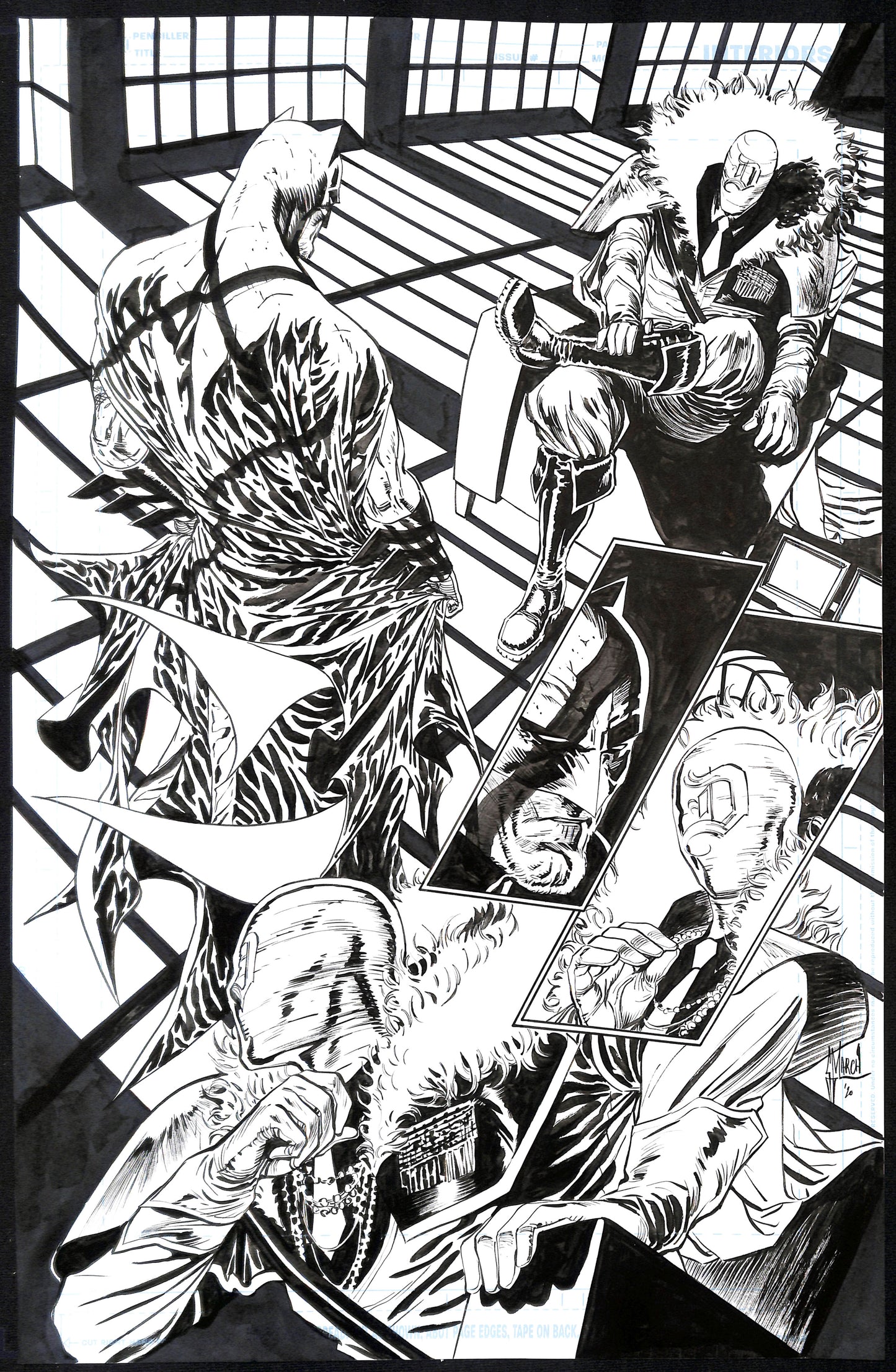 Guillem March – Tavola Originale – Batman #93, Pagina 1 (2020)