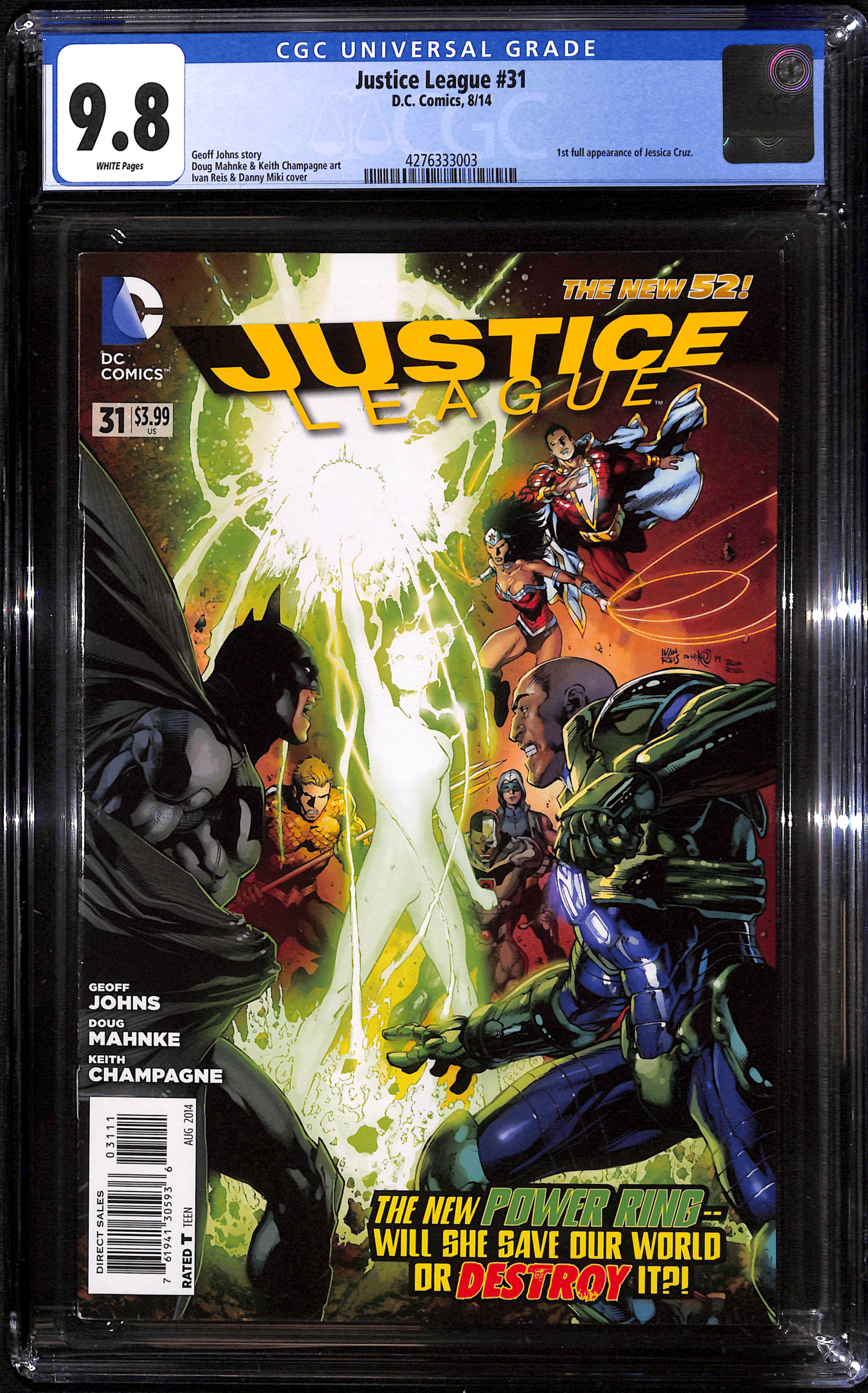 Justice League #31 CGC 9.8