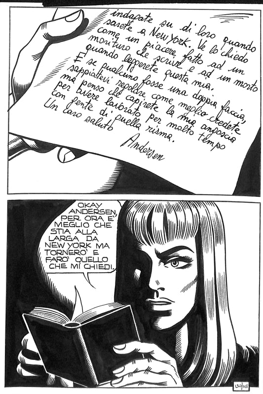 Magnus – Tavola Originale – Satanik n.130, Pagina 115