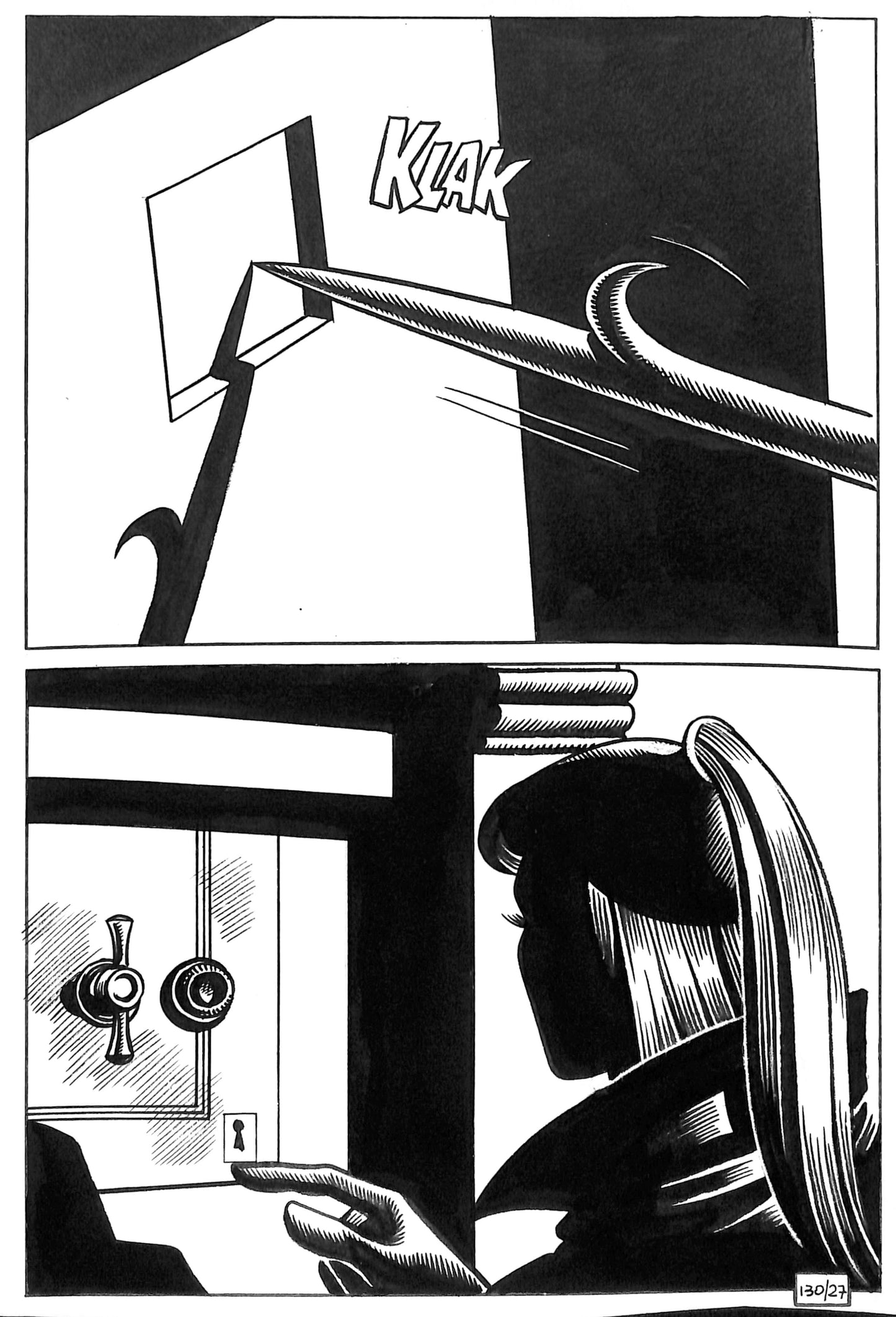 Magnus Satanik - Original plate - Number 130 pages. 27