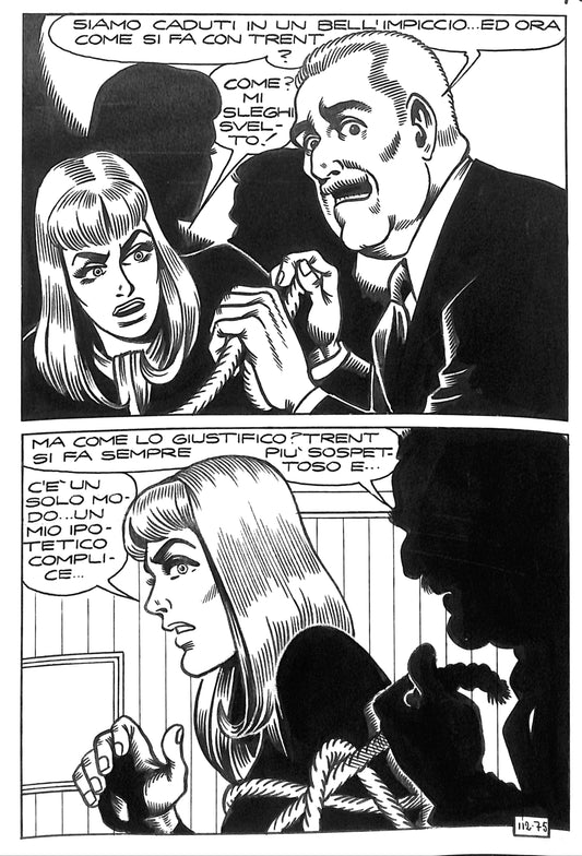 Magnus – Tavola Originale – Satanik n.112, Pagina 75