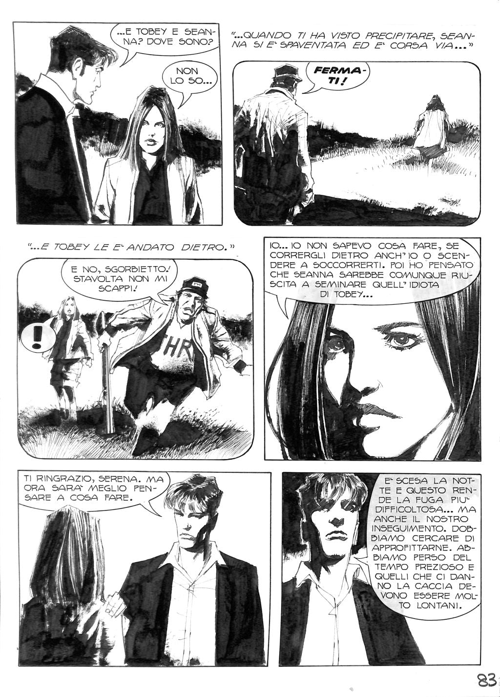 Corrado Roi – Tavola Originale "Dylan Dog Maxi n.14: La Capanna nel Bosco" – Pagina 83