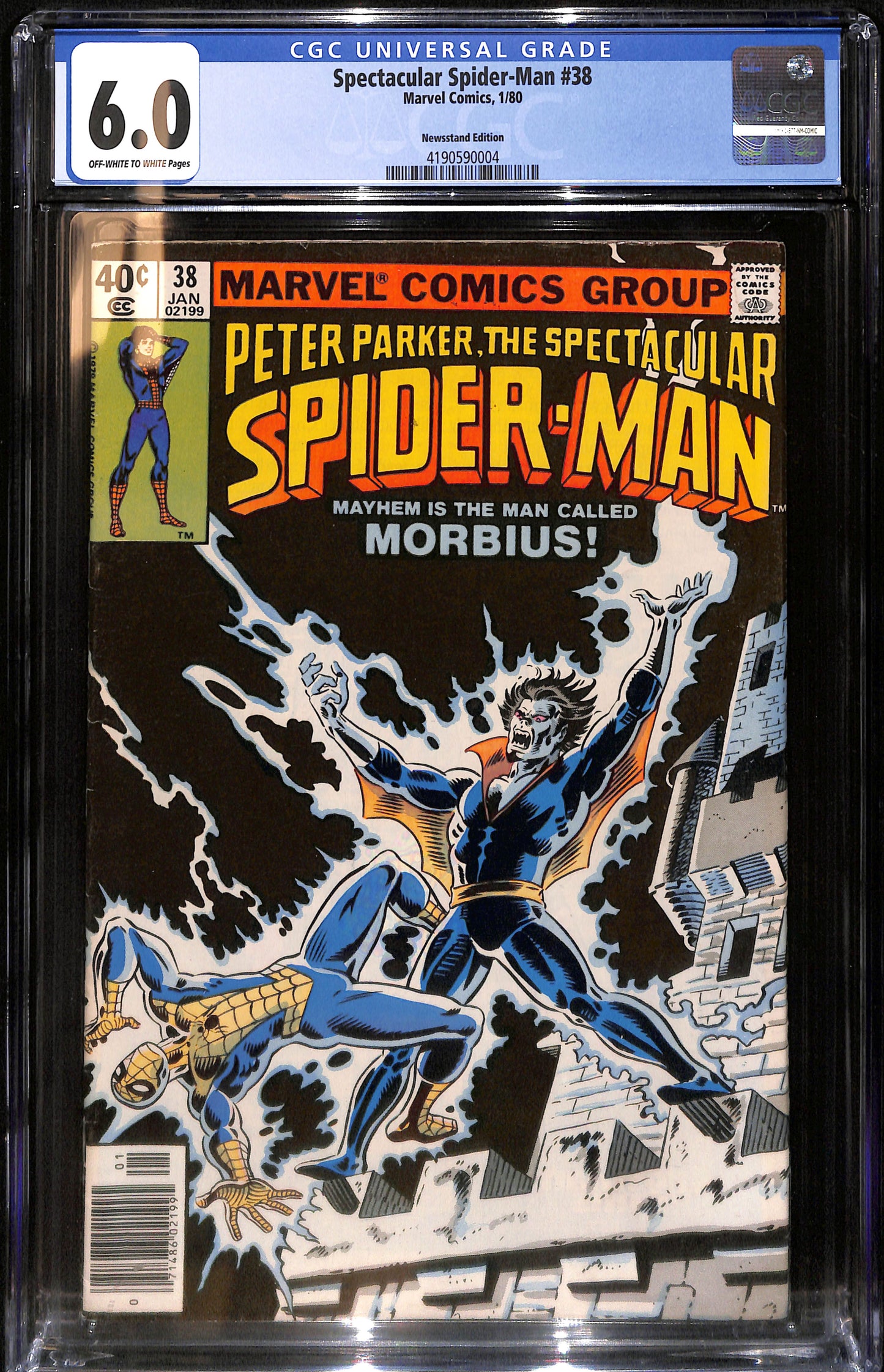 Spectacular Spider-Man #38 Variant - CGC 6.0 - Marvel Comics 1980