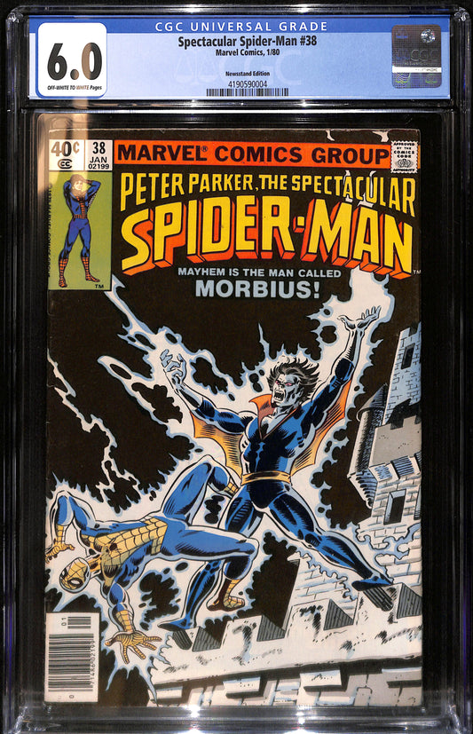 Spectacular Spider-Man #38 Variant - CGC 6.0 - Marvel Comics 1980