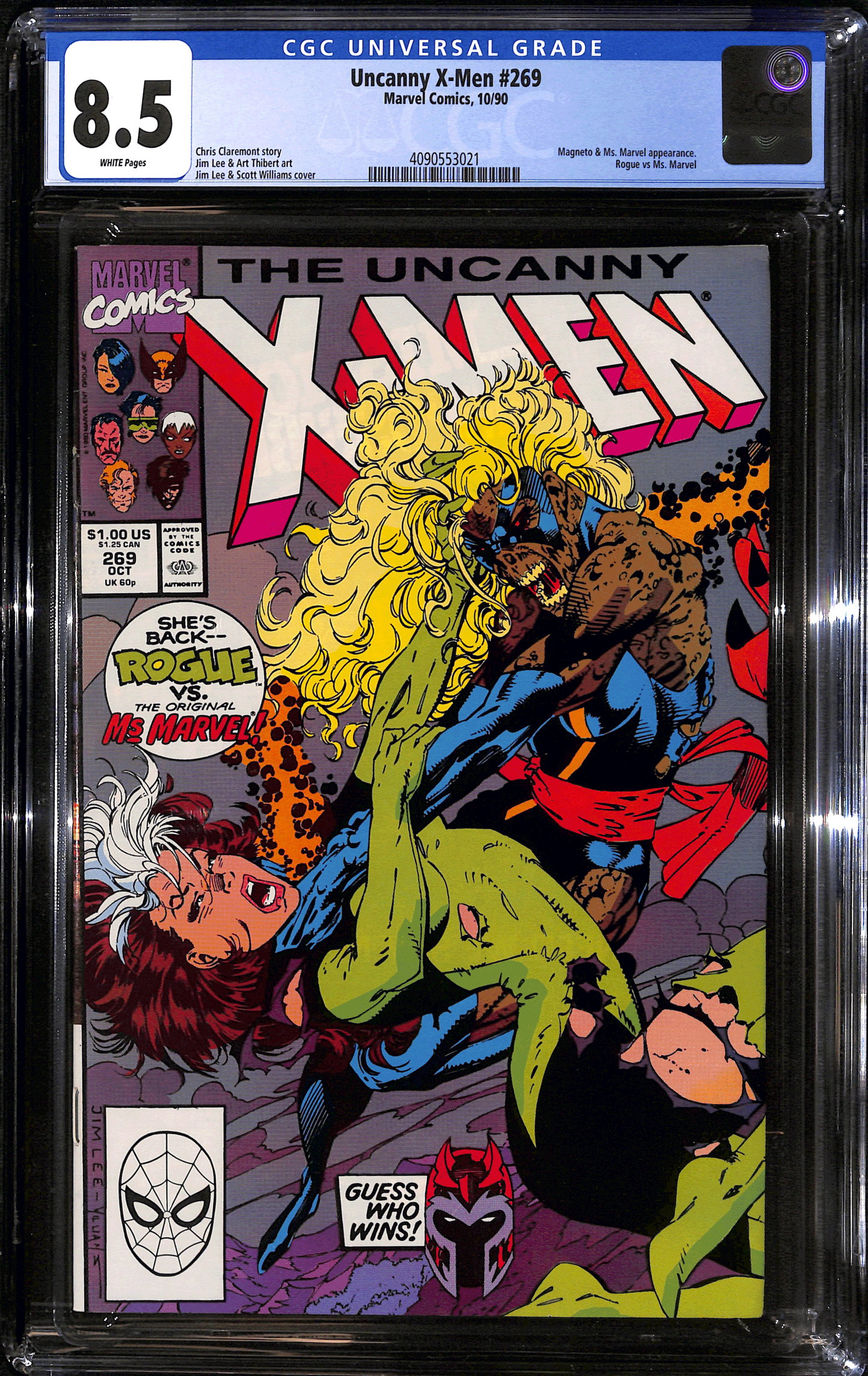 Uncanny X-Men #269 CGC 8.5