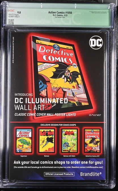 Action Comics #1050 - CGC 9.8 - Jim Lee Variant Cover - Firmato da Rahzzah - Dc Comics