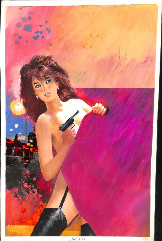 Carlo Jacono – Illustrazione Originale "SX Domino n.131" – Anni '70