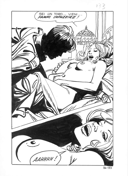 Ferdinando Tacconi - Il Grande Gantry - n.26 Fumetti Tabù - pag 133 - Momart