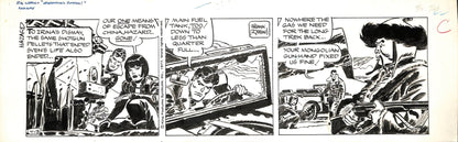 Frank Robbins Johnny Hazard "Operation Switch!" - Tavola originale - Momart