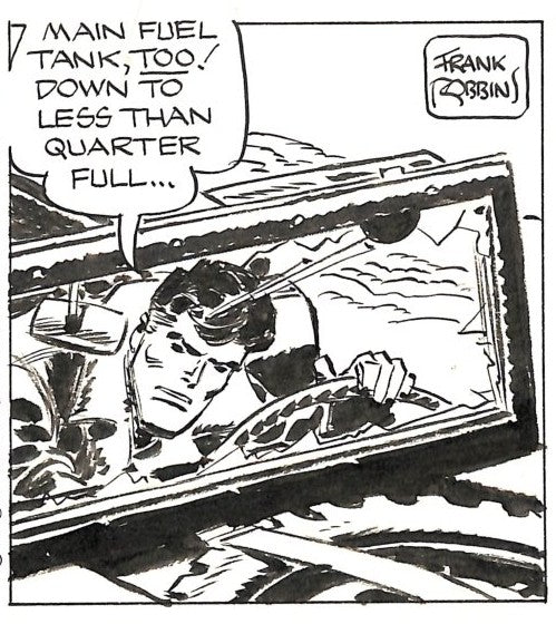 Frank Robbins – Original Art Johnny Hazard "Operation Switch!"