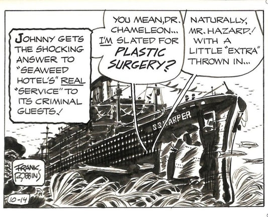 Frank Robbins – Striscia "Johnny Hazard" – 8 settembre 1971