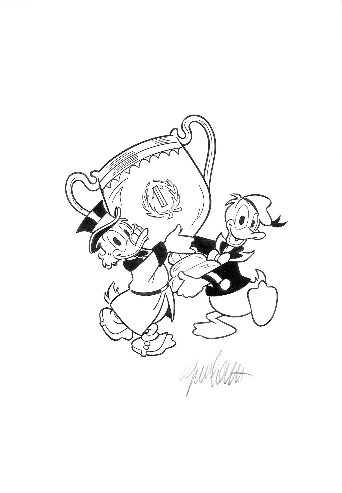 Giorgio Cavazzano - Copertina I Grandi Classici Disney (2022) - Momart