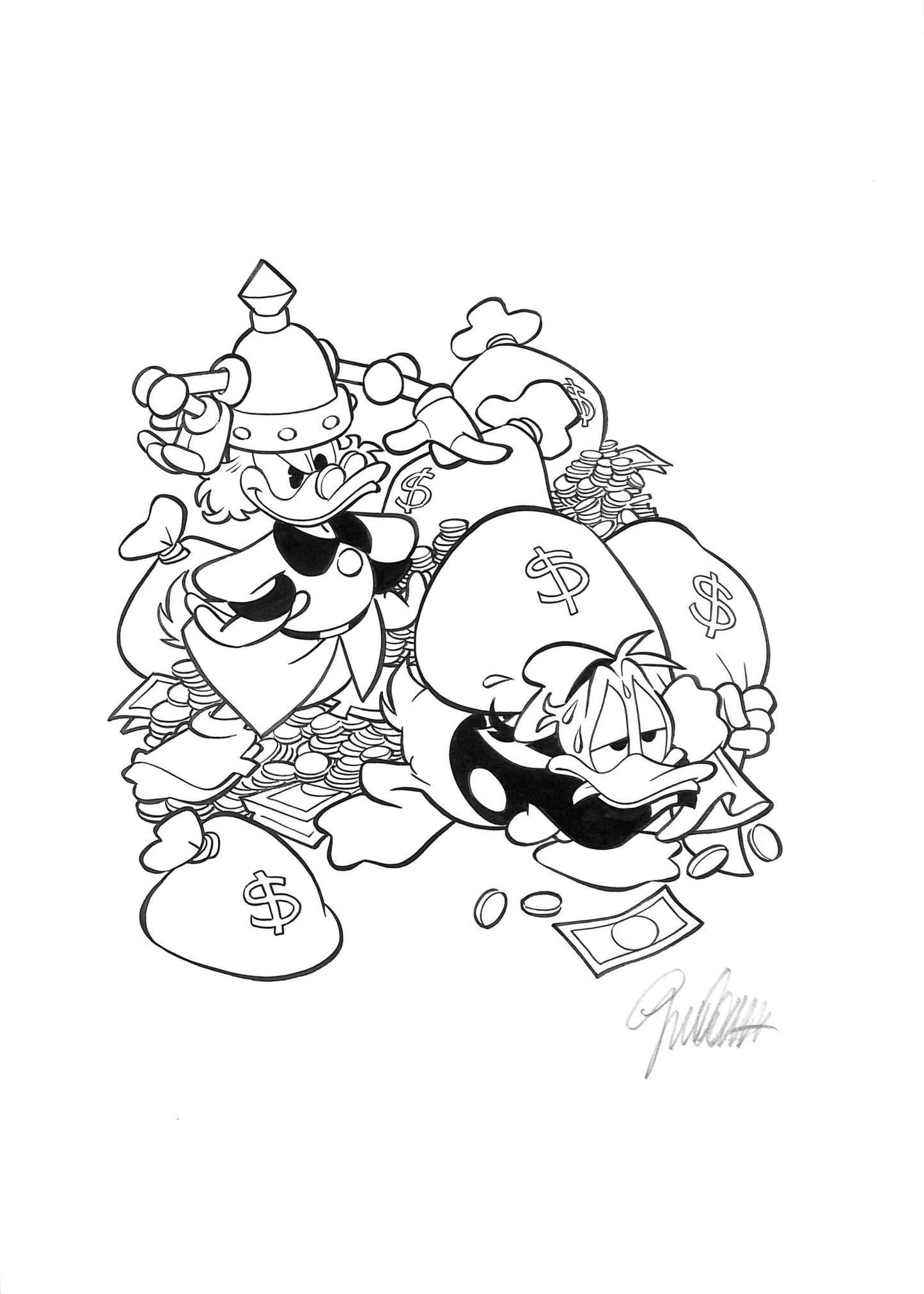 Giorgio Cavazzano - Copertina Speciale Zio Paperone Disney (2022) - Momart