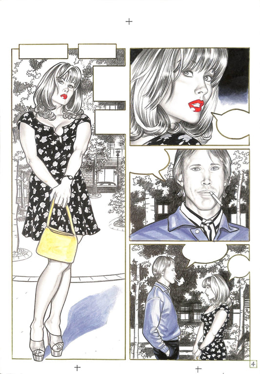 Giovanna Casotto - Tavola originale It Pleases Me, 1995 pag 4 - Momart