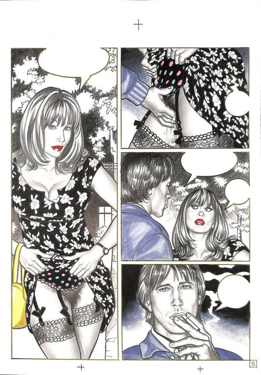 Giovanna Casotto - Tavola originale It Pleases Me, 1995 pag 5 - Momart