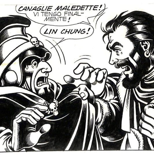 Magnus – Illustrazione Originale "I Briganti" – Volume 2, Pagina 7