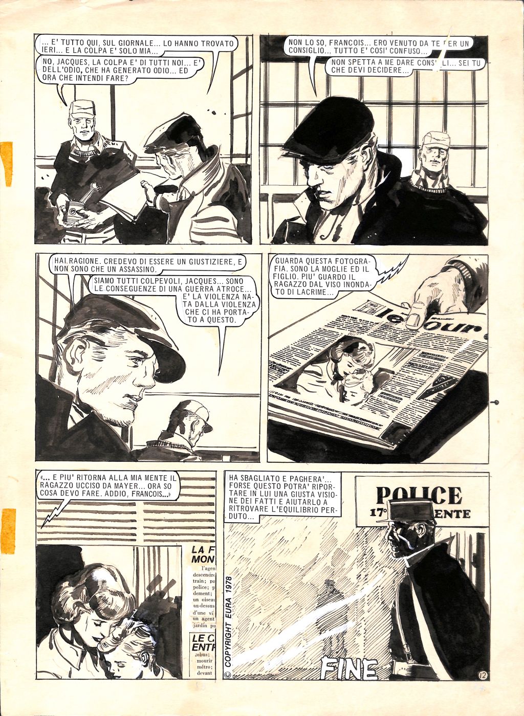 12 Original Tables – Story Launch #47 (1987): "The Right to Judge" – Complete Series