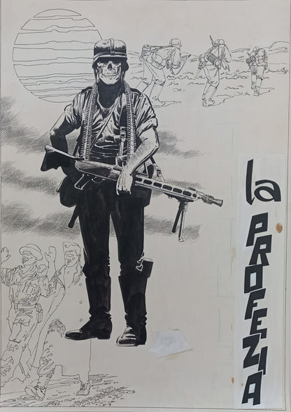 Rubio – 8 Tavole Originali – "La profezia" (Lancio Story n.32, 1982) – Serie Completa
