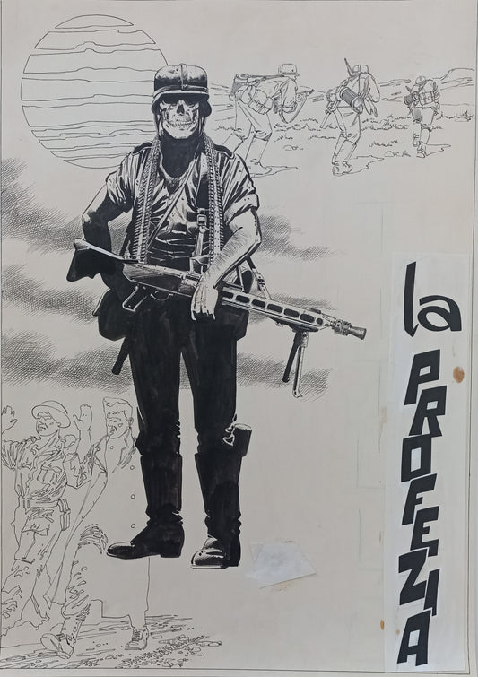 Rubio – 8 Tavole Originali – "La profezia" (Lancio Story n.32, 1982) – Serie Completa