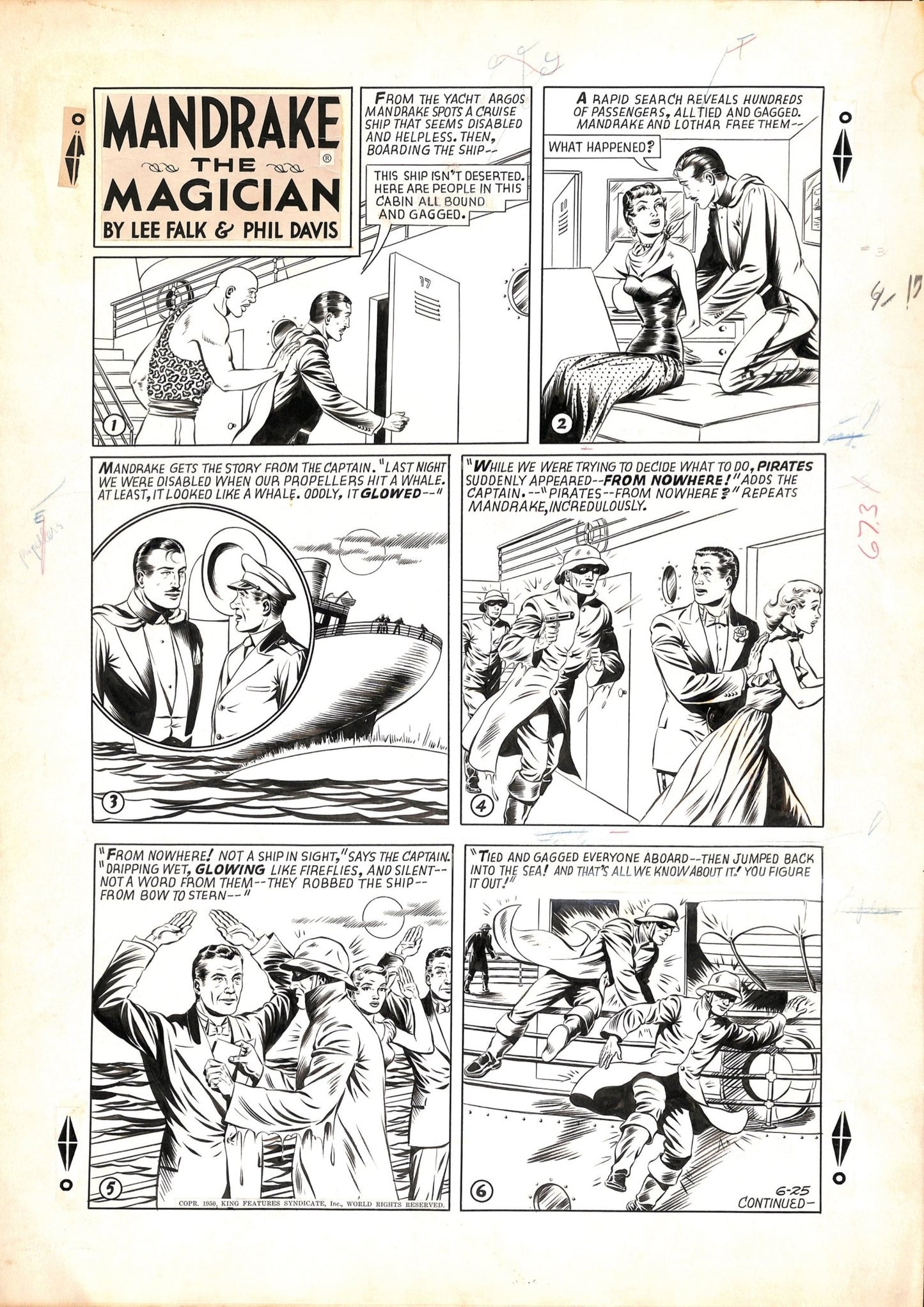 Lee Falk and Phil Davis - Mandrake the Magician - Momart