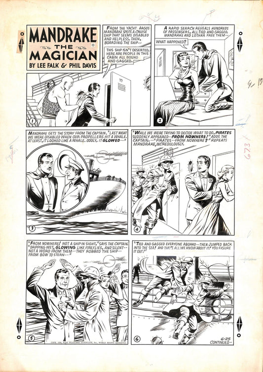 Lee Falk and Phil Davis - Mandrake the Magician - Momart
