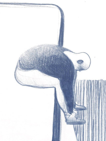 Lorenzo Mattotti – Illustrazione Originale da "Stanze"