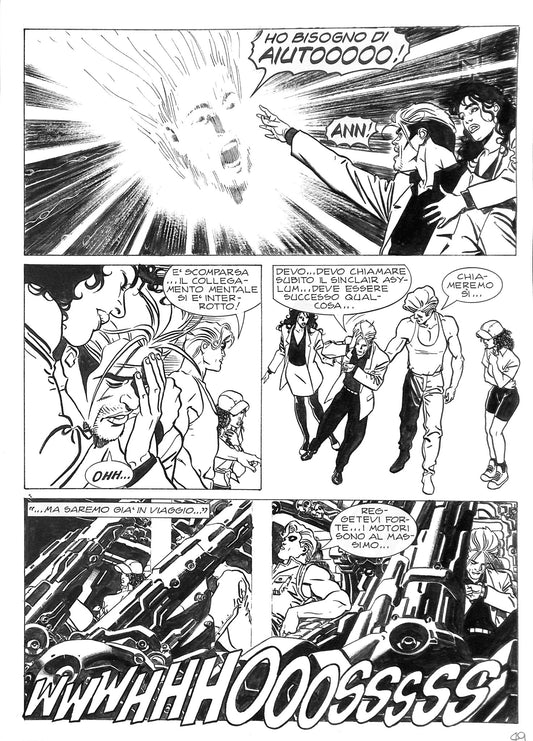 Roberto De Angelis Tavola originale Nathan Never - pag 49 - Momart